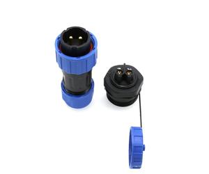 HangTon TY20 2 Pin 25A Connecteur de borne à vis, déconnexion Rapide étanche, Montage sur Panneau, Prise mâle Femelle de câble pour Appareil électrique extérieur, Bateau, Marine