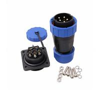 Hangton ty28 5 broches 25a Aerospace connecteur étanche mâle femelle prise mâle vis facile à sertir déconnexion rapide dispositif d'alimentation 12 AWG fil