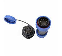 Hangton ty28 9 broches 10A Aviation étanche vis sertissage connecteur mâle femelle pour l'extérieur marine électrique cloison voiture bricolage alimentation équipement