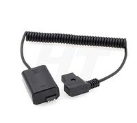 HangTon V-Mount Battery D-Tap vers NP-FW50 DC Coupler Batterie factice pour Sony A7 A7SII A7RII A6300 A6500 A5100 NEX Camera