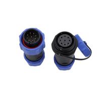 HangTon Weipu SP17 Connecteur de prise 9 broches, étanche à la poussière, alimentation industrielle circulaire aéronautique, 18 AWG, câble 5A