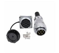 Hangton ws28 7 Broches 25a connecteur d'alimentation étanche à la poussière Industrie Lourde Aviation Circulaire métal Solaire Voiture Application extérieure