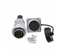 Hangton ws28 8 Broches 25a connecteur d'alimentation étanche à la poussière Industrie Lourde Aviation Circulaire métal Solaire Automobile Application extérieure 11 AWG