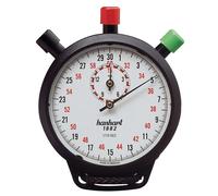 Hanhart Chronomètre « Amigo »- Le classique Noir ABS Robuste Anti-Chocs Ascenseur 1 Pierre 1/10 Sec. 15 Min.