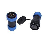 HANHEFLY Connecteur d'aviation PA66 PA6 SP28 IP68 Eau Prévenir Le connecteur Male Plux Femelle Socket Communication Equipment (10 Broches)
