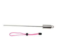 HANHEFLY Tooke 30 cm de plongée Stick Pointer Pointer en Acier Inoxydable Shead Shaker Noise R avec Longe (Rose)