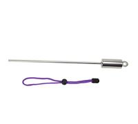 HANHEFLY Tooke 30 cm de plongée Stick Pointer Pointer en Acier Inoxydable Shead Shaker Noise R avec Longe (Violet)