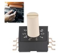 HANIUTTY Commutateur de codage à cadran rotatif, RM3HA-10R-V-T/R 0-9/10 avec poignée 3:3, Commutateur de codage à cadran rotatif de type bouton