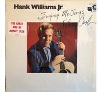 HANK WILLIAMS JR. - HANK WILLIAMS JR. singing my songs johnny cash MGM 4675 record)