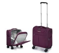 Hanke Bagage à main sous le siège avec roues, petite valise légère approuvée par les compagnies aériennes de 40,6 cm - Sac de voyage souple pour articles personnels pour homme et femme, bagage compact