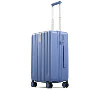 Hanke Bagages Elite améliorés, valises rigides en polycarbonate avec roues, serrure TSA, fermeture éclair anti-explosion pour longs voyages hommes et femmes, Deep Space Purple, 22 Inch, Bagage rigide