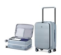 Hanke Valise à Bagages avec poignée Large, Rigide en Polycarbonate Durable de 50,8 cm, Valise de Voyage de 61 cm avec Roues pivotantes et Serrure TSA pour Homme et Femme, Gris, Carry on 20-inch,