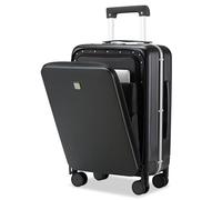 Hanke Valise de Cabine améliorée avec Poche Avant pour Ordinateur Portable, Carry on 20-inch, Bagages de Cabine de 20" avec Poche Avant pour Ordinateur Portable
