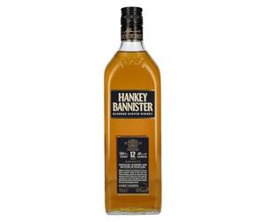 HANKEY BANNISTER - 12 ans - Blended Whisky - 40% Alcool - Origine : Ecosse - Notes de Miel & de Fruits - A déguster pur ou en cocktail - 70 cl