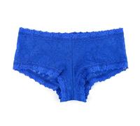 hanky panky Boyshort - Slip Extensible en Dentelle Signature pour Femme, Slip en Coton et Nylon pour Femme