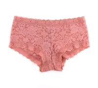 hanky panky Boyshort - Slip Extensible en Dentelle Signature pour Femme, Slip en Coton et Nylon pour Femme