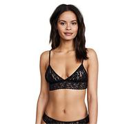 hanky panky Signature Lace Padded Triangle Womens Bra Medium Black