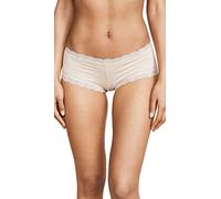 Hanky Panky Women's Organic Cotton Boyshort w/ Lace Chai Boy Shorts SM