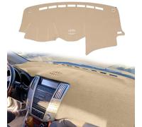 HanLanKa Housse de Tableau de Bord sur Mesure pour Lexus RX330 2004-2006, RX350 2007-2009, RX400h 2006-2008, avec Trous de Haut-Parleur centraux (Beige)