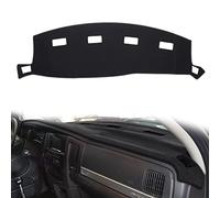 HanLanKa Tapis de Tableau de Bord Dodge ram 1998-2001 et 2002-2005 for Dodge ram 2002-2005 Noir HLK-MMRZGD-0205-FBM