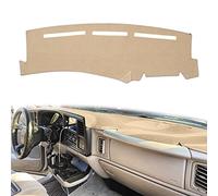 HanLanKa Tapis de Tableau de Bord pour Chevrolet Silverado 1500 2500 3500 1999-2006 Avalanche Chevy Tahoe Suburban GMC Sierra Yukon (Tapis de qualité supérieure, Beige)