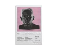 HANLIN Tyler The Creator Poster mural décoratif pour chambre à coucher, style rappeur 60 x 90 cm, sans cadre