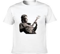 HANLINMY Adult T-Shirts Jaco Pastorius Jazz Cool Retro Graphic Print White 3XL