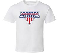 HANLINMY American Gladiators 1990 Game Show T Shirt Casual Graphic Tops White XL