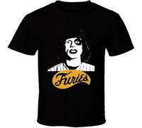 HANLINMY Baseball Furies Warrior Retro Movie Fan T Shirt Black S