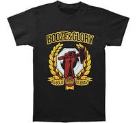 HANLINMY Booze and Glory Men's As Bold Brass T-Shirt Black XXL