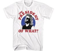 HANLINMY Escape from New York Movie Snake Plissken The President of What Men's T Shirt White XXL
