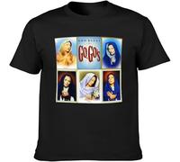 HANLINMY God Bless The Go 80S Retro Music Cool Girl Group T-Shirt Black XXL