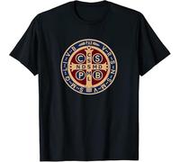 HANLINMY Limited The Saint Benedict Medal Cath0lic Design Great Gift T Shirt Black XXL
