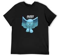 HANLINMY Men's T-Shirts Rush Fly by Night Loads of in Our Ebay Store Black L