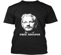 HANLINMY Methodology DMNTeestore-WikiLeaks-Free-Press-Free-Assange-T-Shirt-for-Men- -Unisex-t-Shirt-for-Men Black XXL