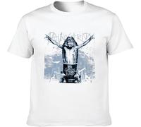 HANLINMY Ministry - Industrial Metal Killing Joke Nin Band Graphic T-Shirt White L