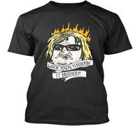 HANLINMY NWT 6629 When You’re Feathering it Brother Fedsmoker T Shirt Black XL