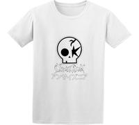 HANLINMY One Ok Skull Trend Body Sculpting Pattern Couples Slim T-Shirt White 3XL