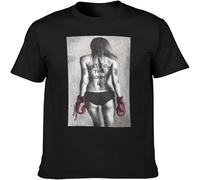 HANLINMY Out for The Count Style Cute Pattern Youth College T-Shirt Black XL