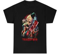 HANLINMY Terrifier 1 Art The Clown Unisex T Shirt Killer Black XL