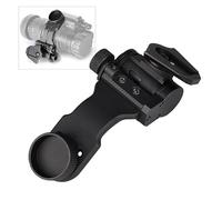 Hanlong Support de bras incurvé en métal pour casque NVG L4G24 Noir
