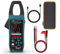 HANMATEK Oscilloscope Portable 2 en 1 et Multimètre avec Pince HO601, 5.0MSa/s, Écran TFT 2.8", NCV, Batterie Rechargeable, APP