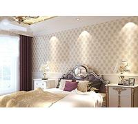 HANMERO Papier Peint Moderne Europeen Trompe-l'œil Luxe 3D Faux Cuir PVC Mural Wallpaper pour Chambre, TV Fond, Bureaux