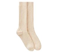 Hann Brooks Lot de 3 paires de chaussettes thermiques en laine d'agneau naturelle pour homme 100 % laine mérinos 40-45, crème, taille unique