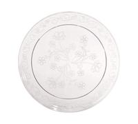 Hanna K. Collection de signature D'ECHET DE LULUX CARY DELUXE Plaques de dner - 6.25 """" (paquet de 20) - Plastique premium et durable - Vrifica