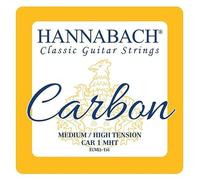 Hannabach Cordes de guitare classique CAR8MHT Carbone Tension moyenne/haute – Jeu 3 aigus