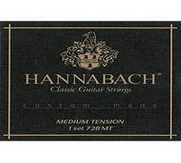 Hannabach Cordes guitare classique Série 728 728MTC Tension moyenne sur-mesure aigu carbone