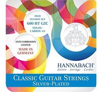 Hannabach Cordes guitare classique Jeu de cordes avec Sol3 600 G3C carbone haute tension, 600HTG3C