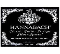 Hannabach Cordes pour guitare classique Seire 815 Medium Tension Silver Special (haute qualité, corde universelle pour presque tous les instruments, cordes de guitare classique)