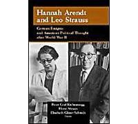 Hannah Arendt And Leo Strauss